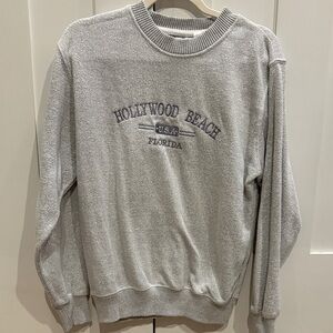 Gray Hollywood Beach Sweater